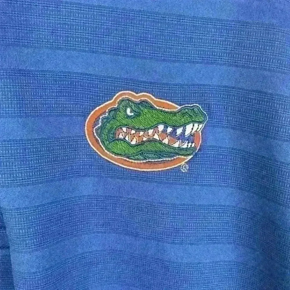 Mens Champion Blue Florida Gators Polo Size M - Picture 3 of 6
